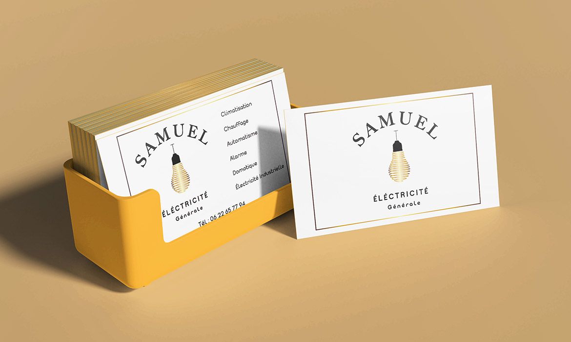 Logo et site internet Samuel