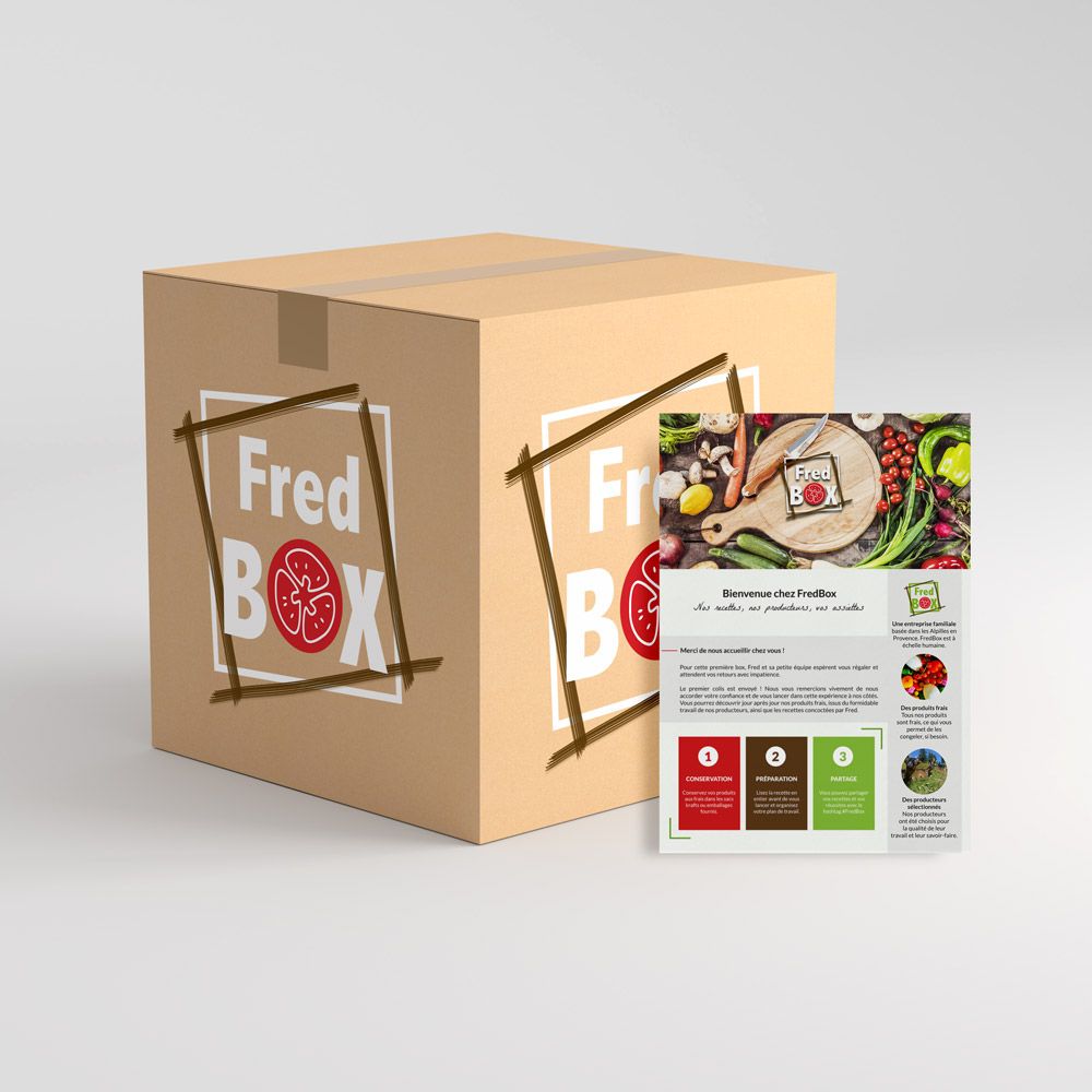 Packaging et print Fredbox - Alpilles